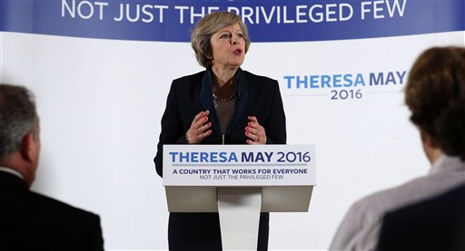 Stealth candidate Theresa May to be Britain's next PM