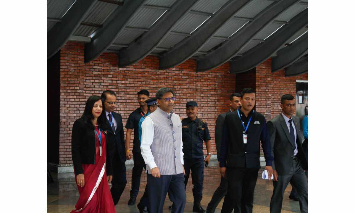 Indian Foreign Secretary Misri arrives in Kathmandu ( With photos)