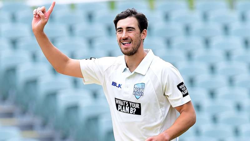 Starc takes second hat-trick in same Sheffield Shield match