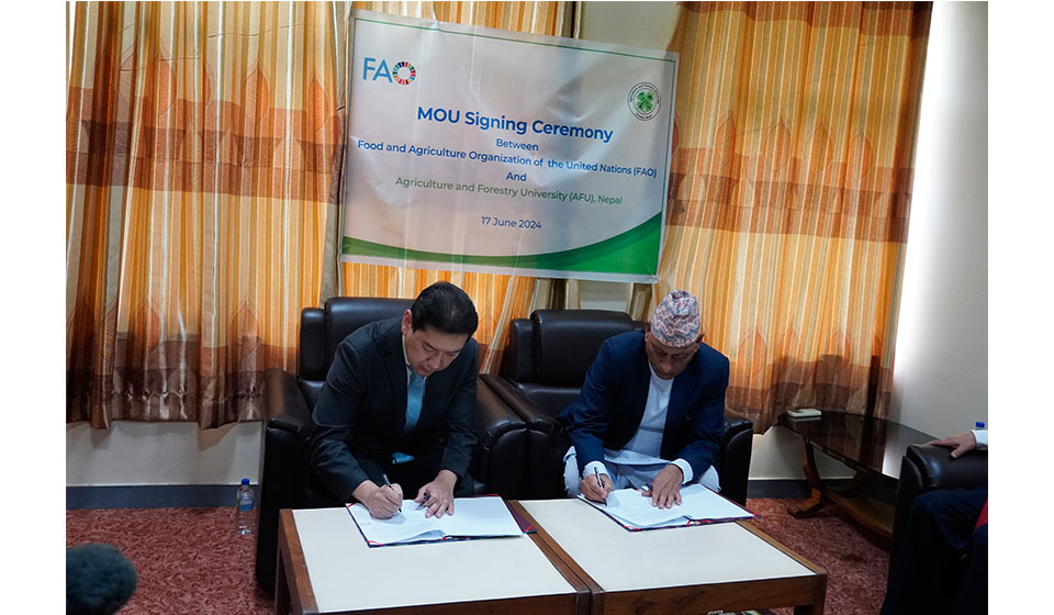 FAO and AFU sign MoU to strengthen agriculture research and development
