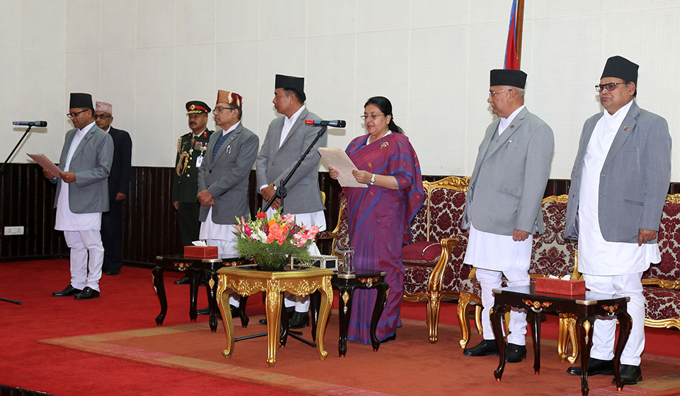 National Assembly chair takes oath of office