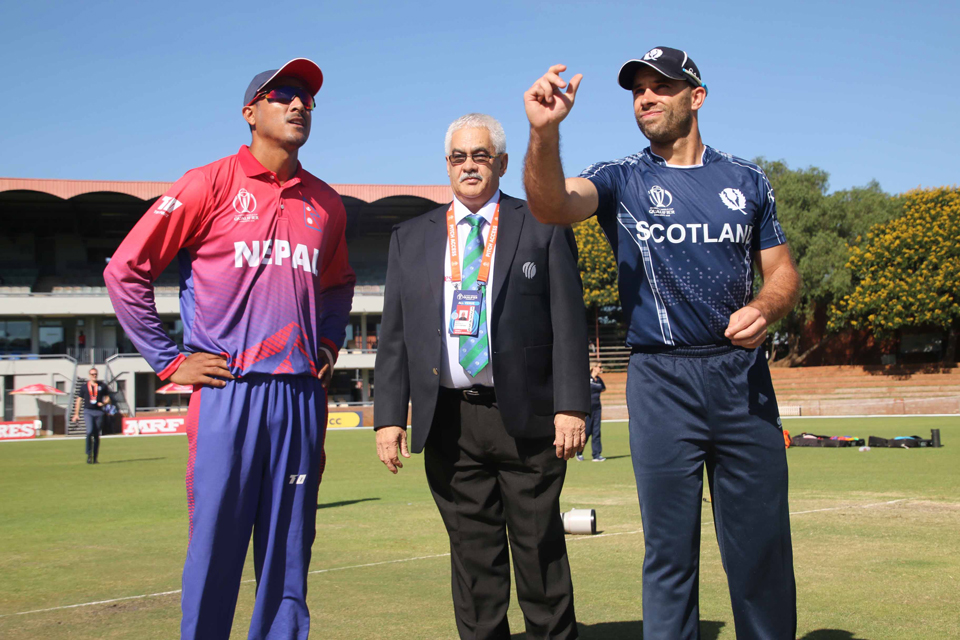 Nepal sets target of 150 runs for Scotland