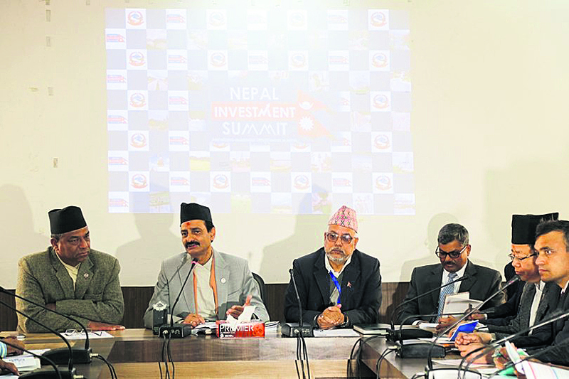 Nepal Investment Summit from Thursday