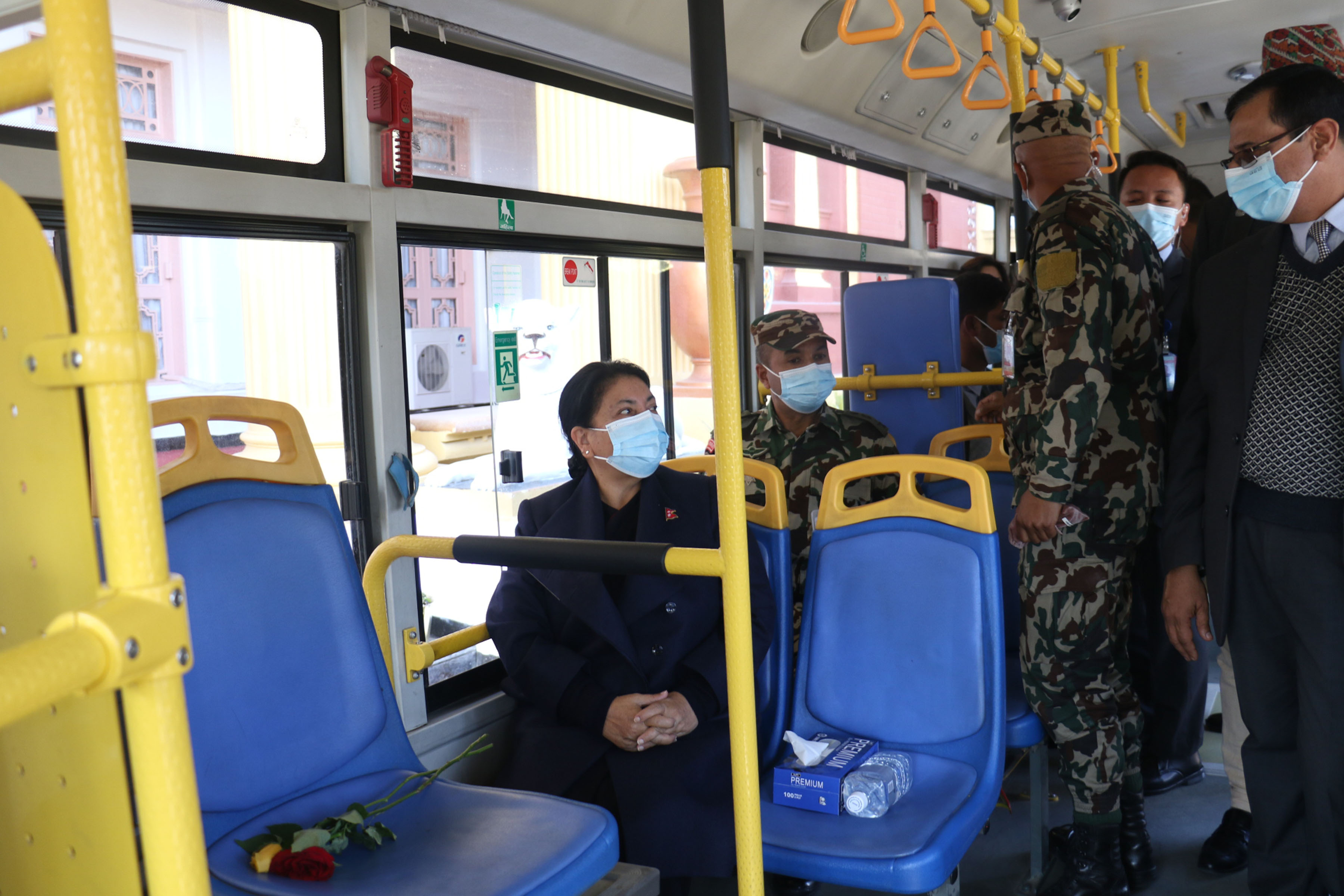 President Bhandari to visit Patan via Sajha electric bus