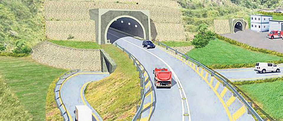 Nagdhunga-Naubise tunnel construction sees 27 percent work progress