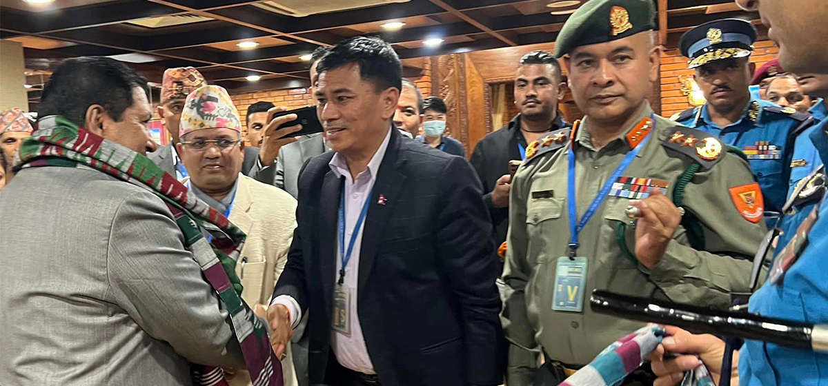 Home Minister Shrestha leaves for China on a five-day visit