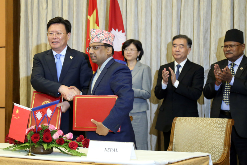 Nepal - China seal agreements on petroleum products survey, investment and promotion