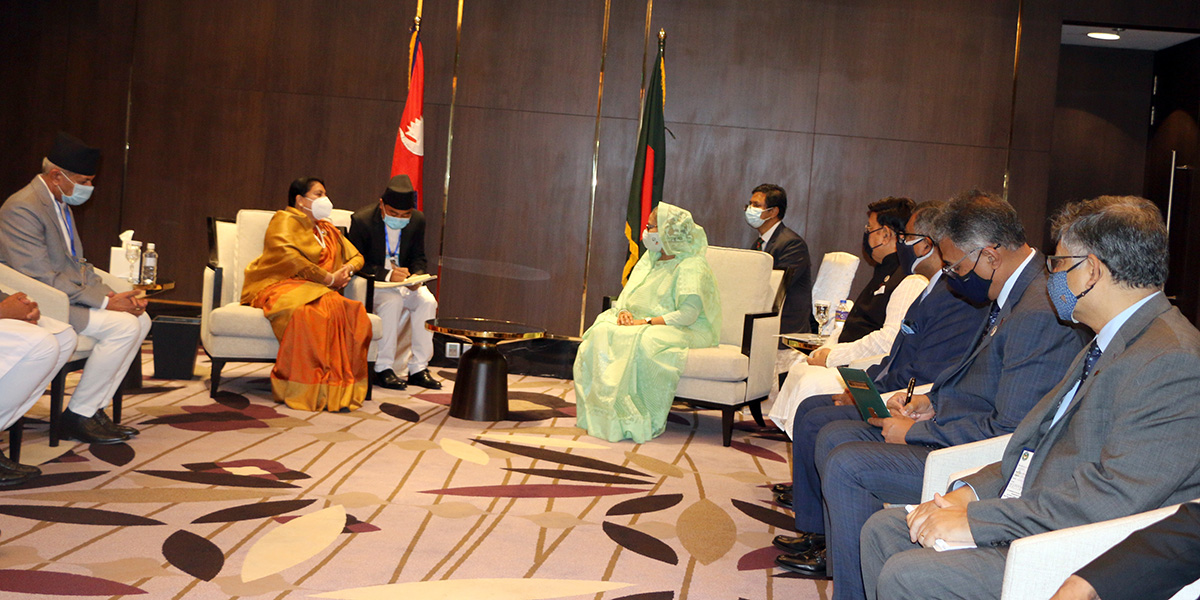 Bangladeshi PM calls on President Bhandari