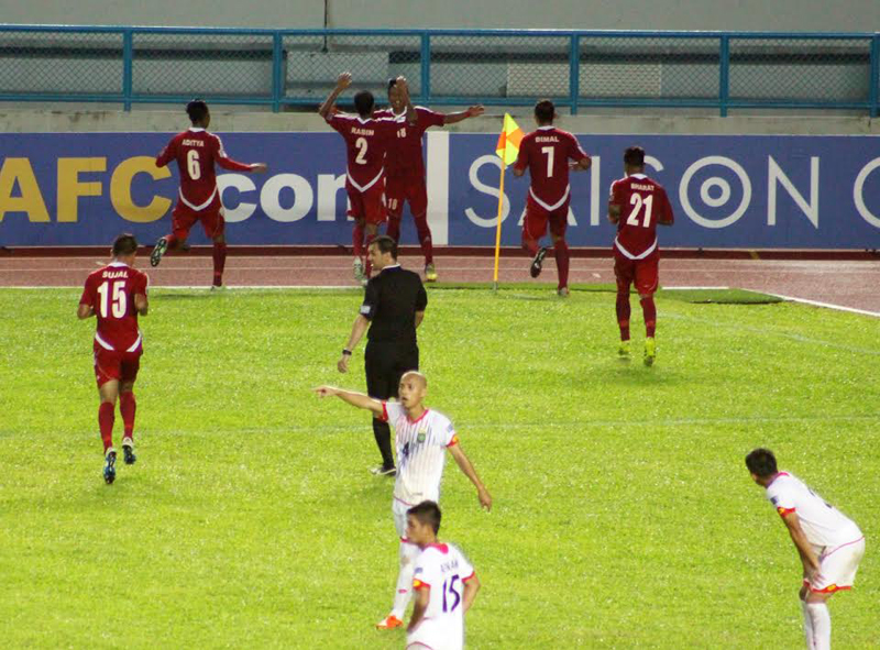 Nepal enters AFC Solidarity Cup semifinals (with video)