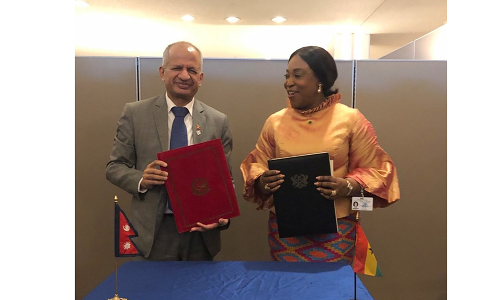 Nepal-Ghana establish diplomatic relations