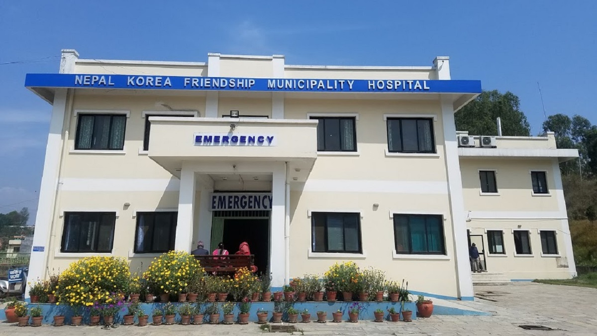 Nepal Korea Friendship Municipality Hospital suspends its services after detecting COVID-19 in health workers