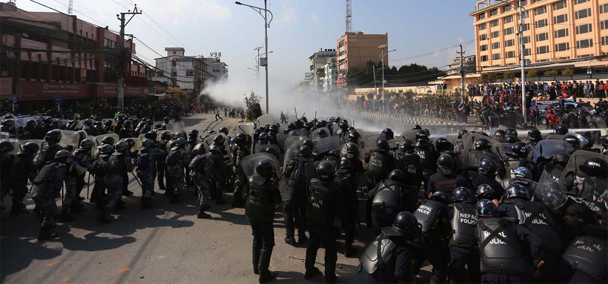 Nepal Police faces shortage of riot control gear, forced to use expired tear gas shells