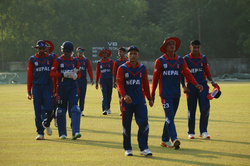 Nepal crush Malaysia in rain-curtailed match