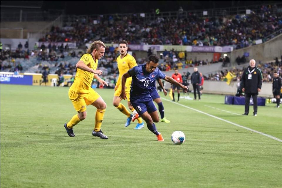 Nepal loses 5-0 to Australia