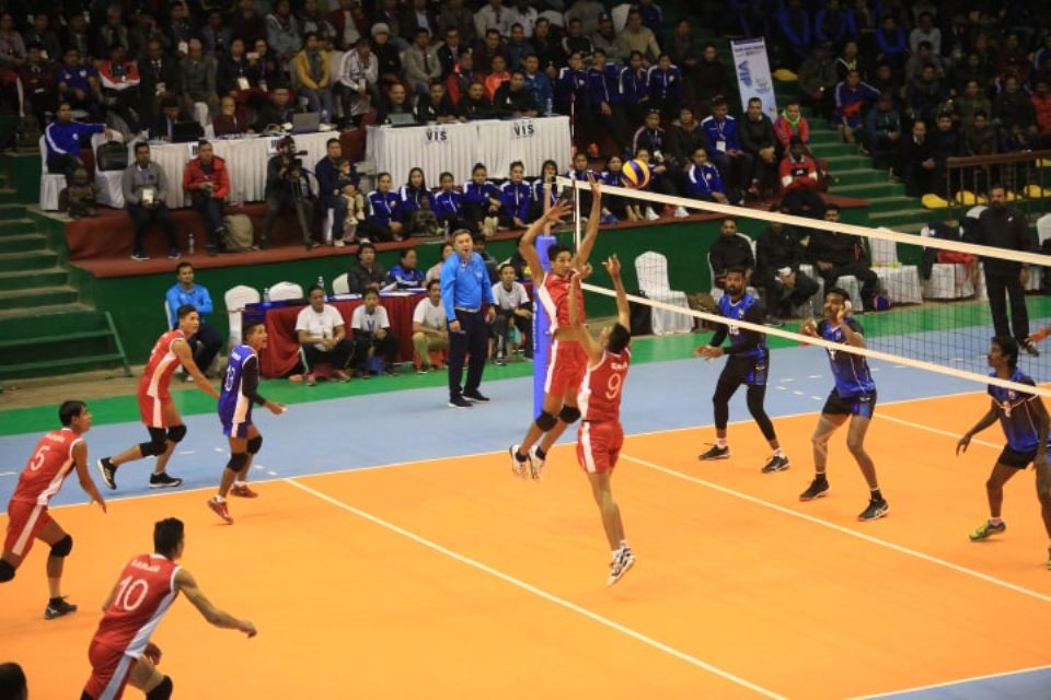 SAG Men’s Volleyball: Nepal loses to India