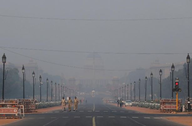 Pollution levels in India's capital hit the worst this year