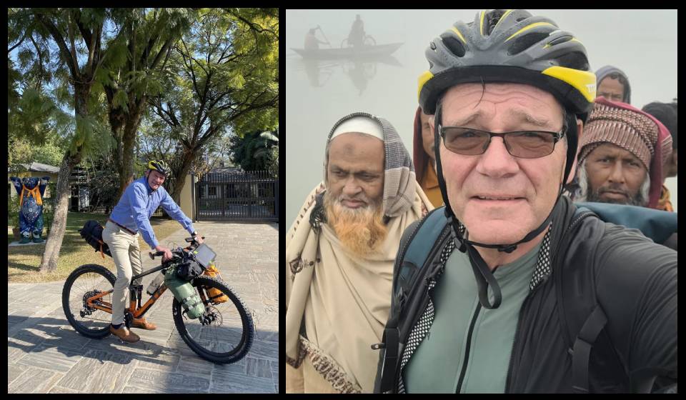 German envoy to Nepal Dr Prinz successfully completes bike trip from Kathmandu to Dhaka in nine days