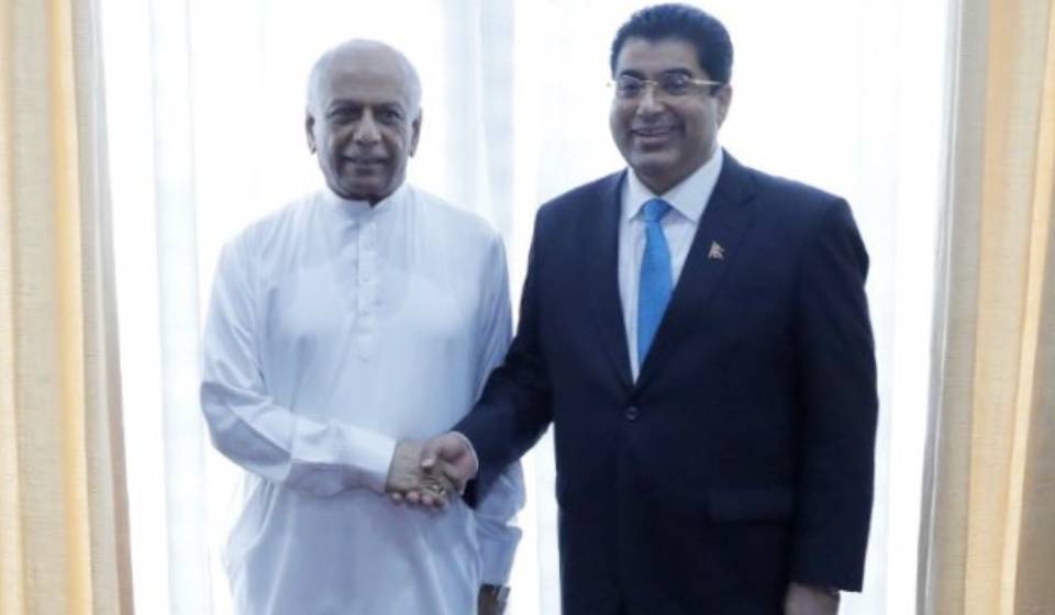 Lawmaker Dhakal holds discussion with Sri Lankan PM, Speaker