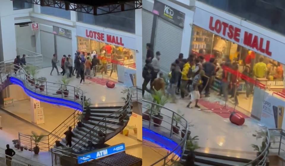 Four people involved in looting at Lotse Mall arrested