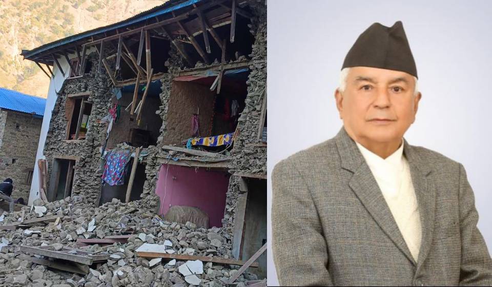 President Paudel to visit quake-affected areas