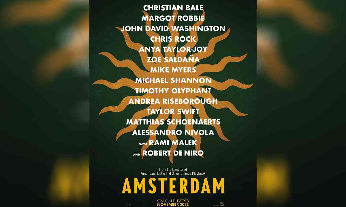 The trailer of ‘Amsterdam’ is out