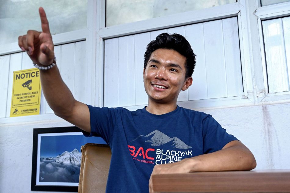 Record-breaking Nepali teen eyes final 8,000-metre peak