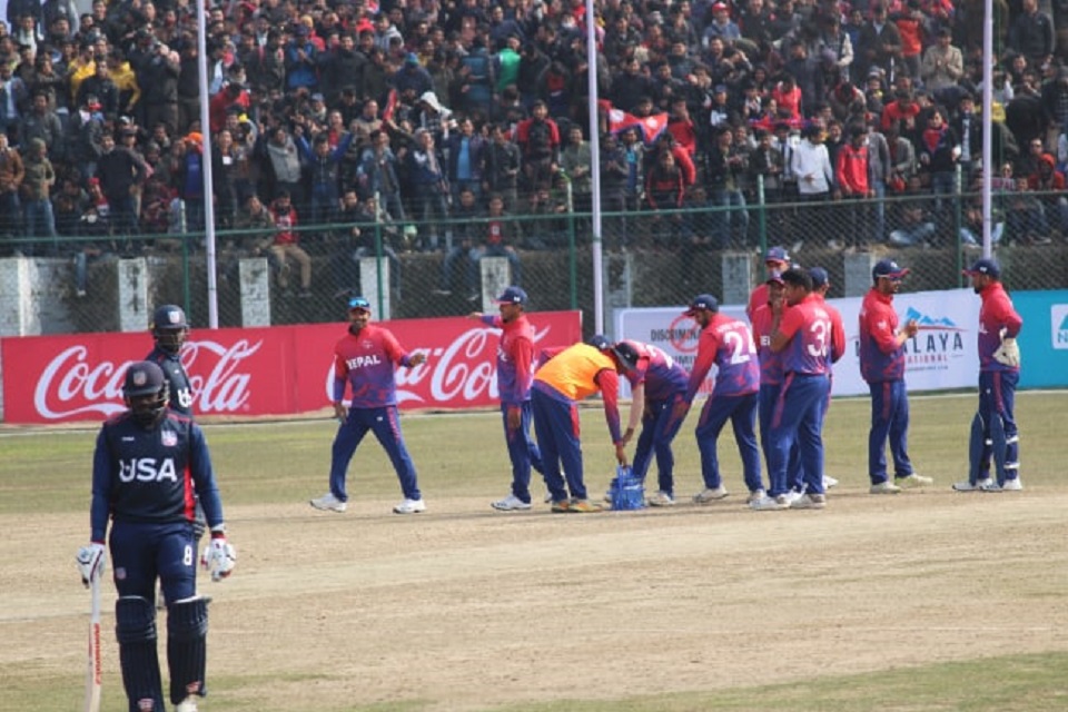 Nepal defeats USA by 35 runs