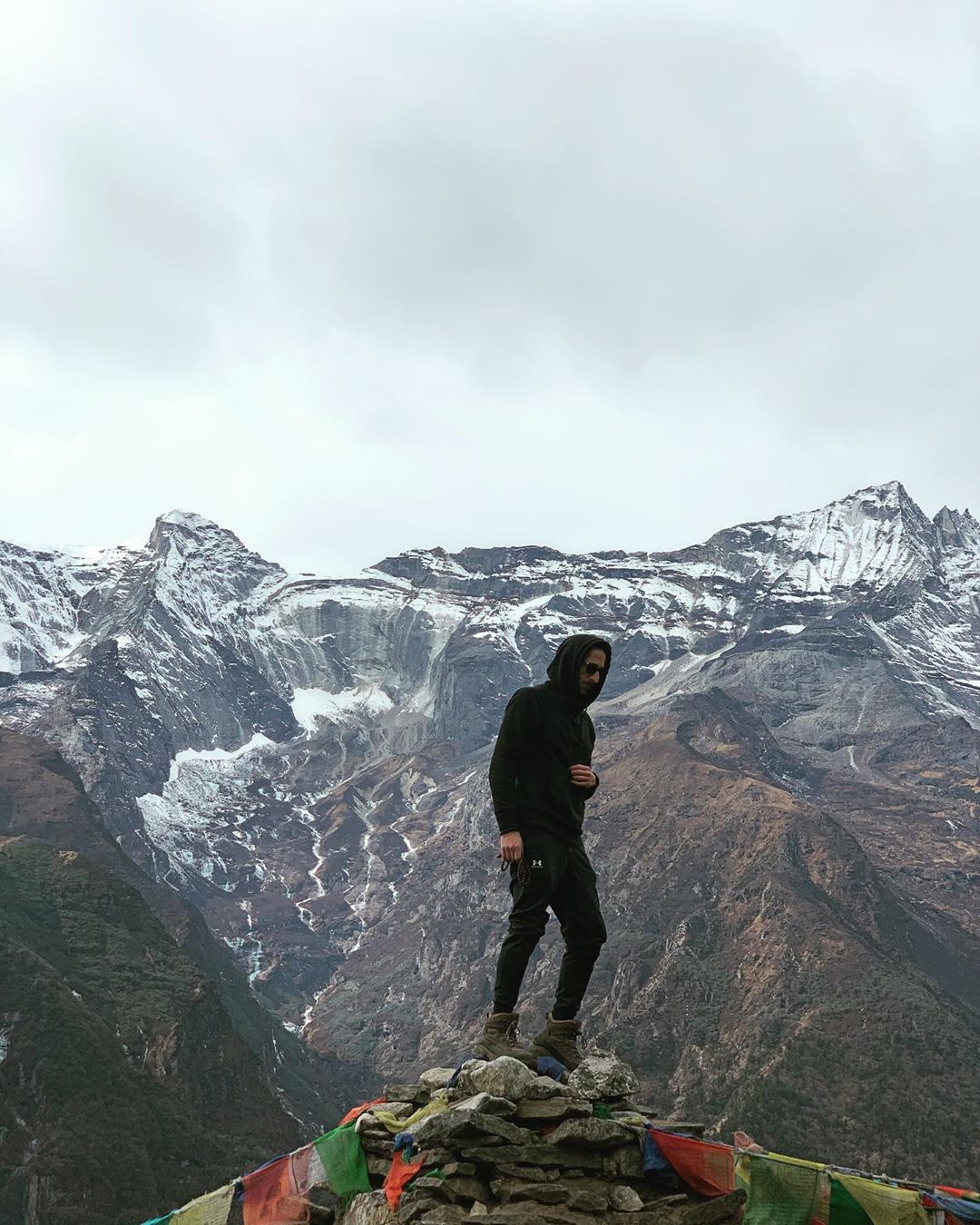 Oscar-winning actor Adrien Brody in Nepal
