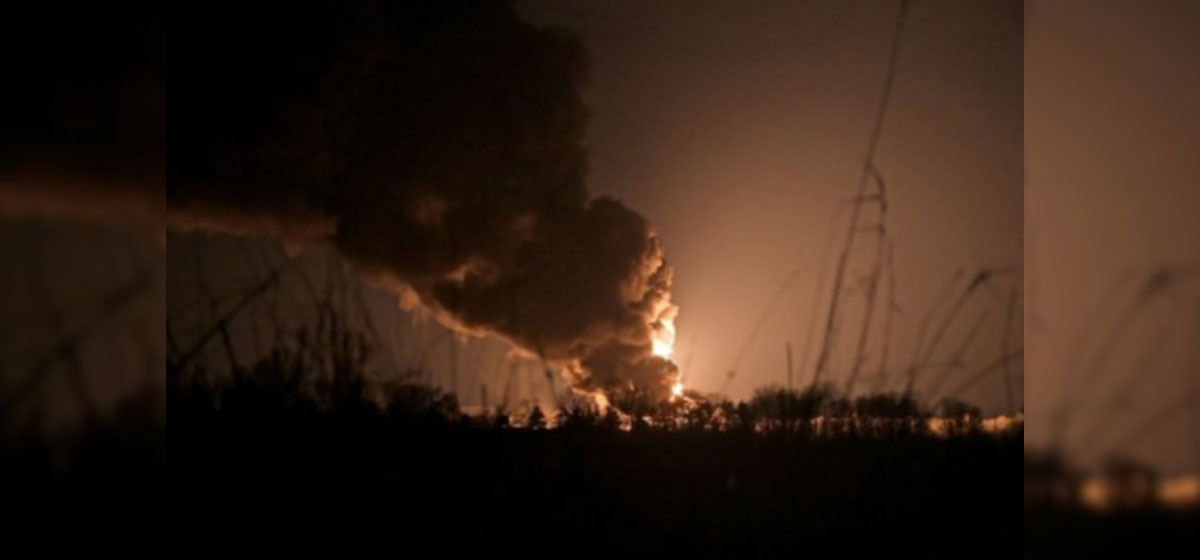 Ukrainian oil, gas infrastructure burns as West tightens sanctions
