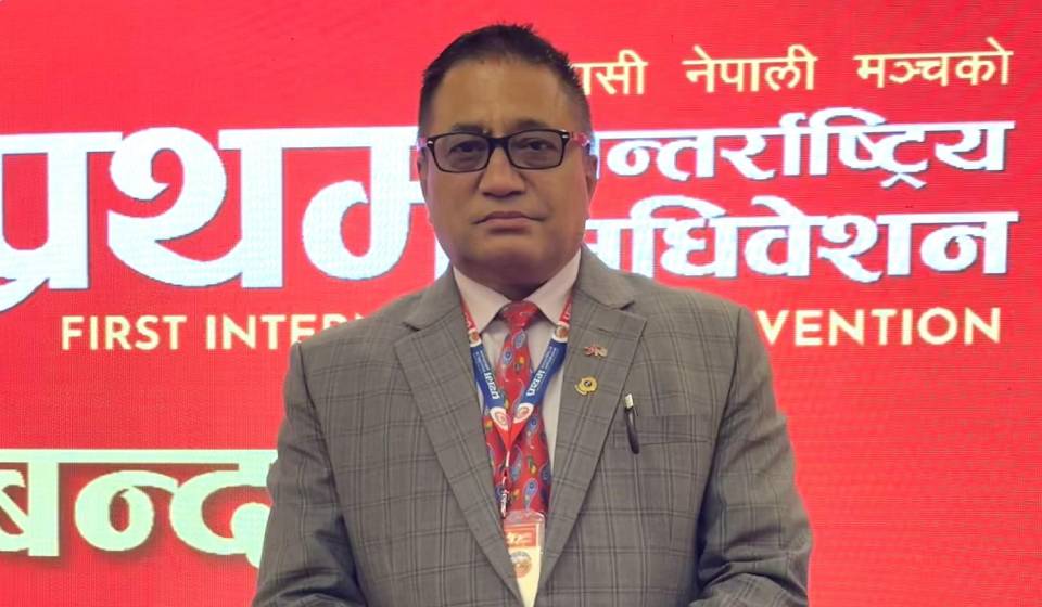 Thapa elected President of Overseas Nepali Forum