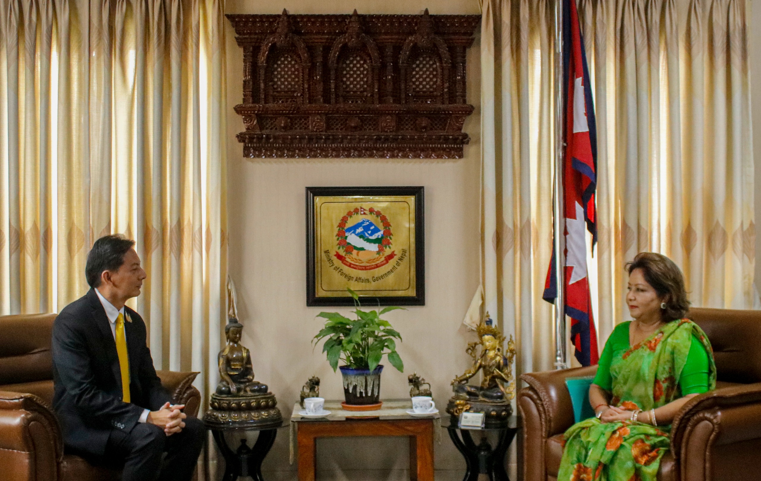 Thai envoy calls on Foreign Minister Dr Rana