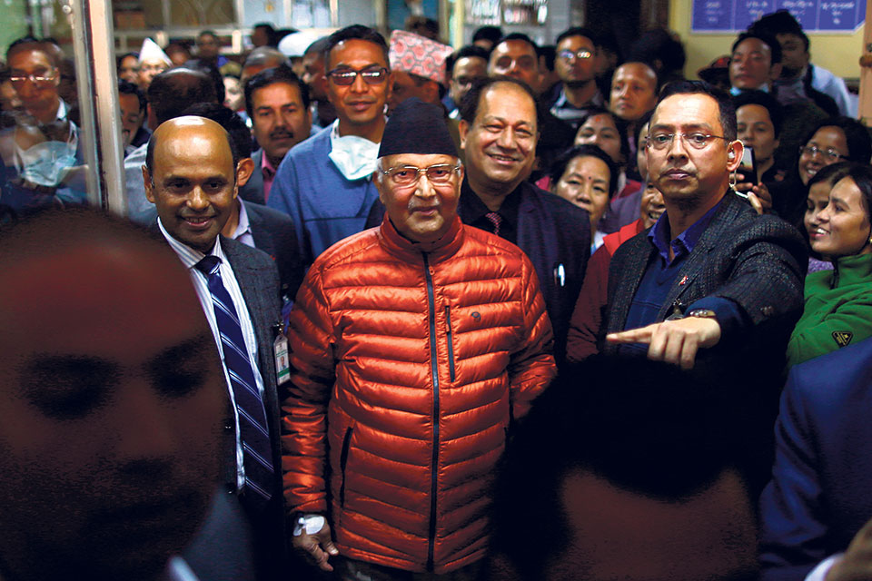 PM back at Baluwatar, may need 10 days of rest
