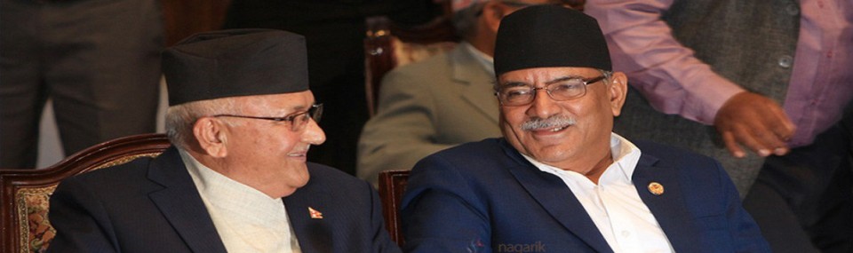 Oli, Dahal continue negotiation as PM prepares for cabinet reshuffle