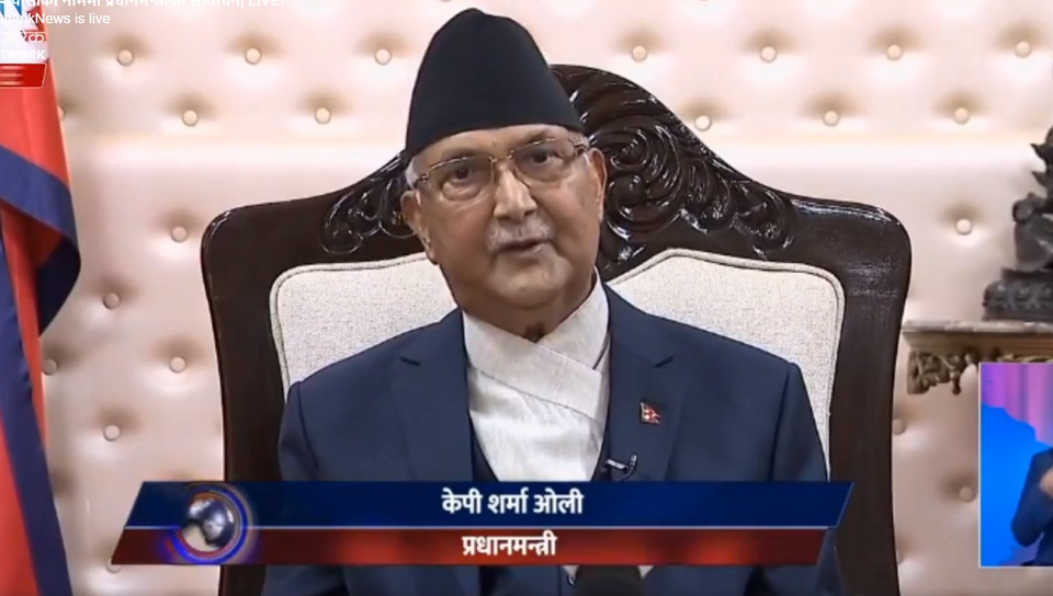 PM Oli says next two weeks are critical for Nepal, urges all to stay home