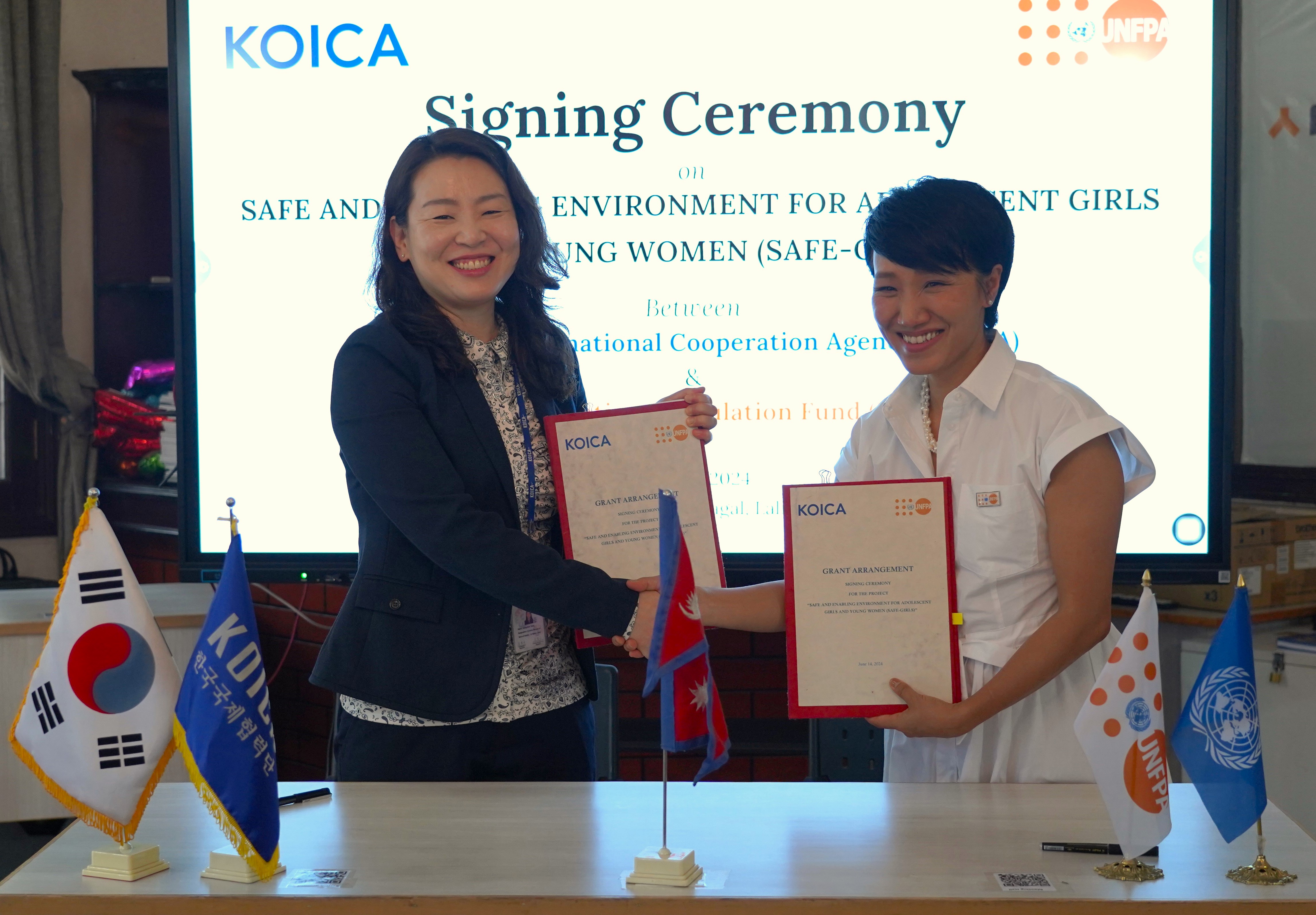 KOICA and UNFPA join hands to empower adolescent girls and young women in Nepal