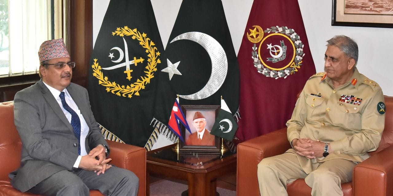 Nepal envoy holds meeting with Pak Army Chief Bajwa