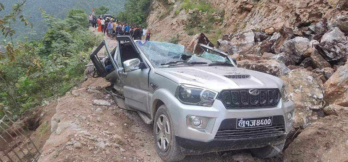 Palpa road accident: Three die on the spot