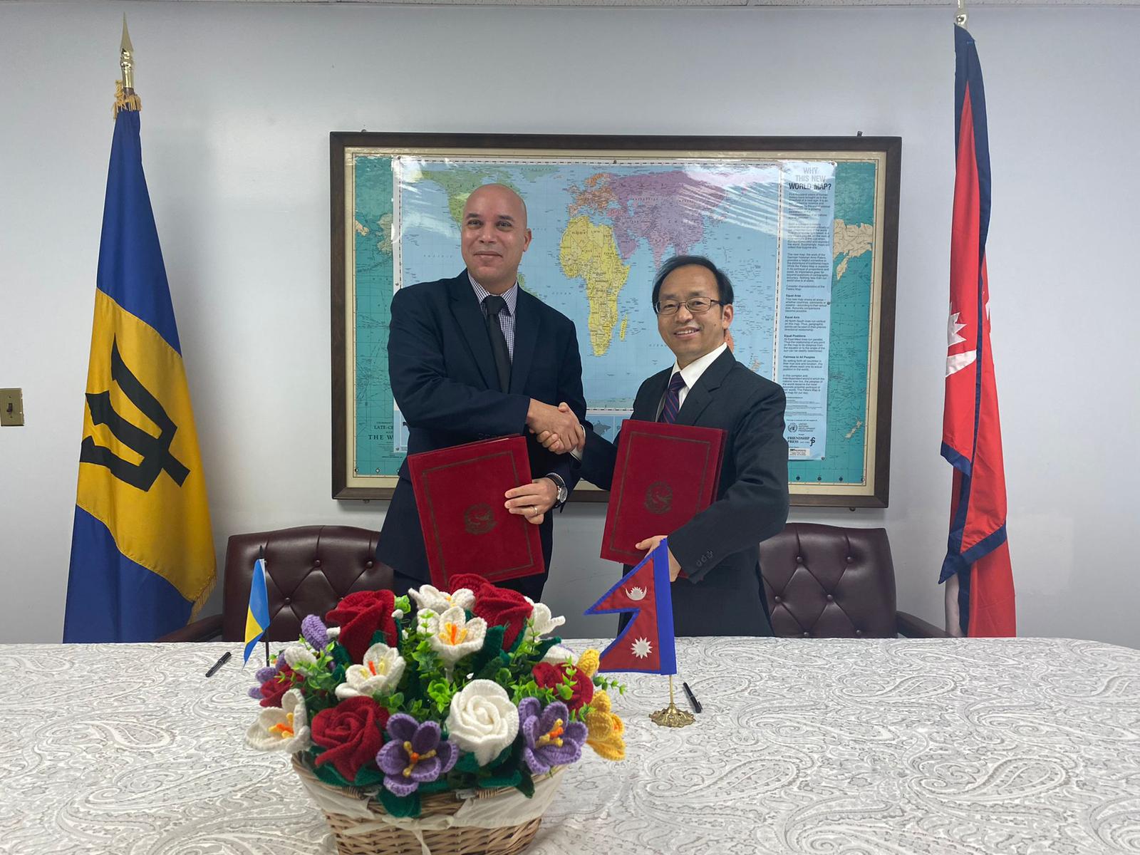 Nepal and Barbados establish diplomatic relations