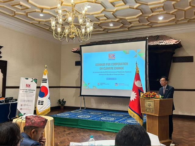 Korean Embassy joins hands with Environment Ministry to organize climate change cooperation seminar