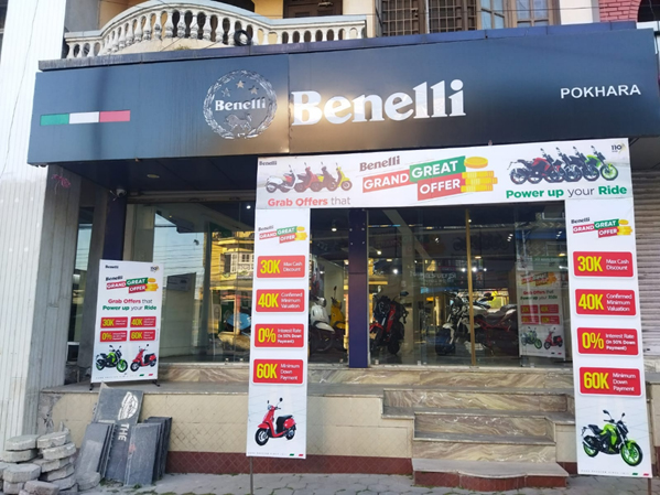KTM International Trading Pvt Ltd opens new Benelli showroom in Pokhara