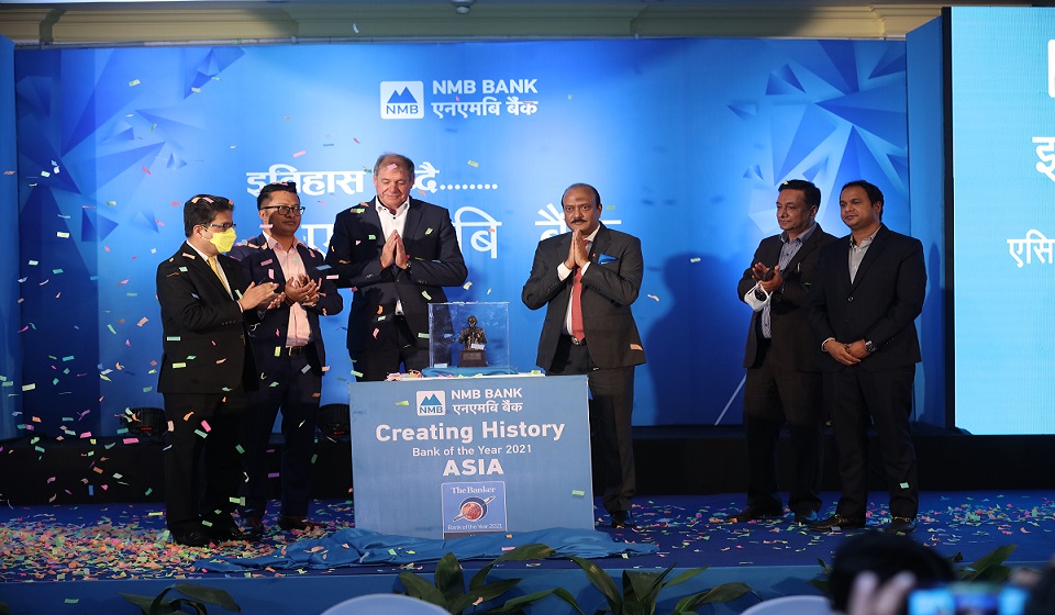 NMB wins Bank of the Year 2021 Asia and Bank of the Year 2021 Nepal