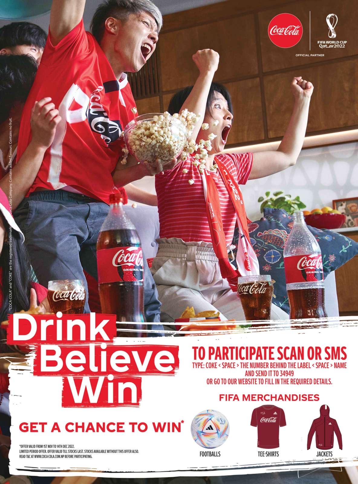 CocaCola kick starts “Drink, Believe, Win” campaign for FIFA World Cup