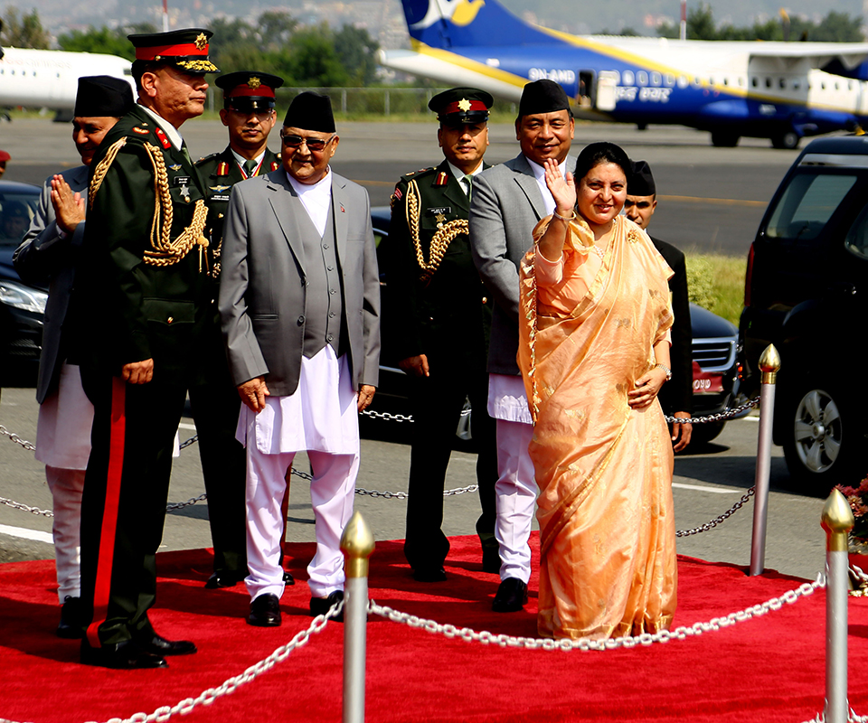 President Bhandari's Japan visit fruitful : Home Minister Thapa