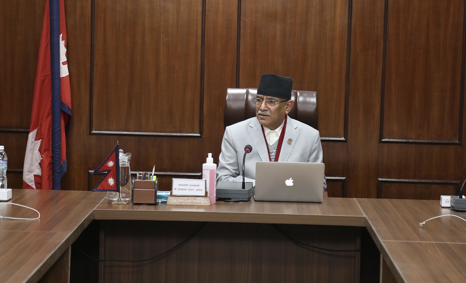 PM Dahal holds meeting with Deuba, Nepal to give full shape to the cabinet