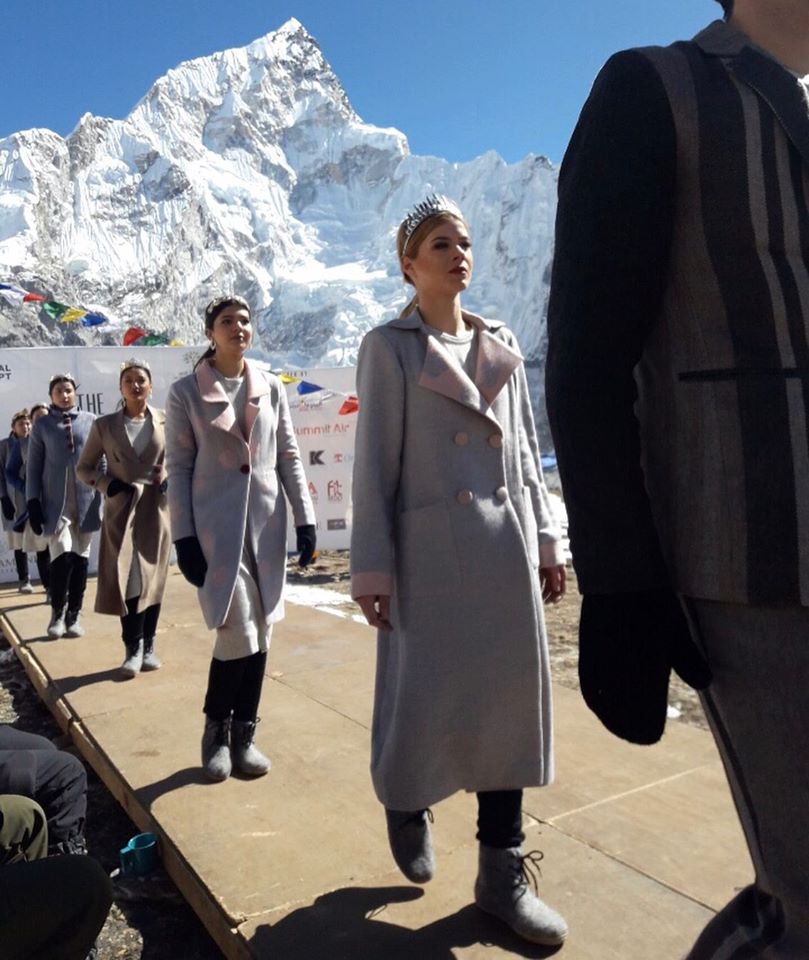 ‘Mt Everest Fashion Runway’ concludes in Kala Patthar with a world record