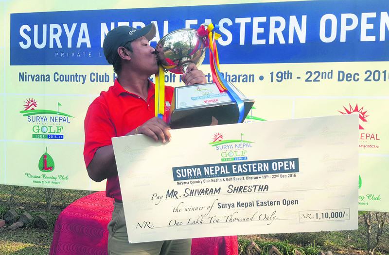 Shiva Ram wins Surya Nepal Eastern Open