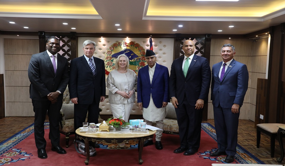 US Congressional delegation pays courtesy call on PM Deuba