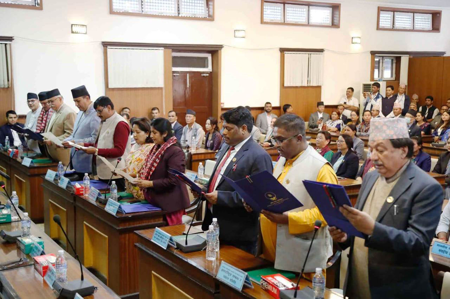 Parliamentary thematic committee chairs take oath of office and secrecy