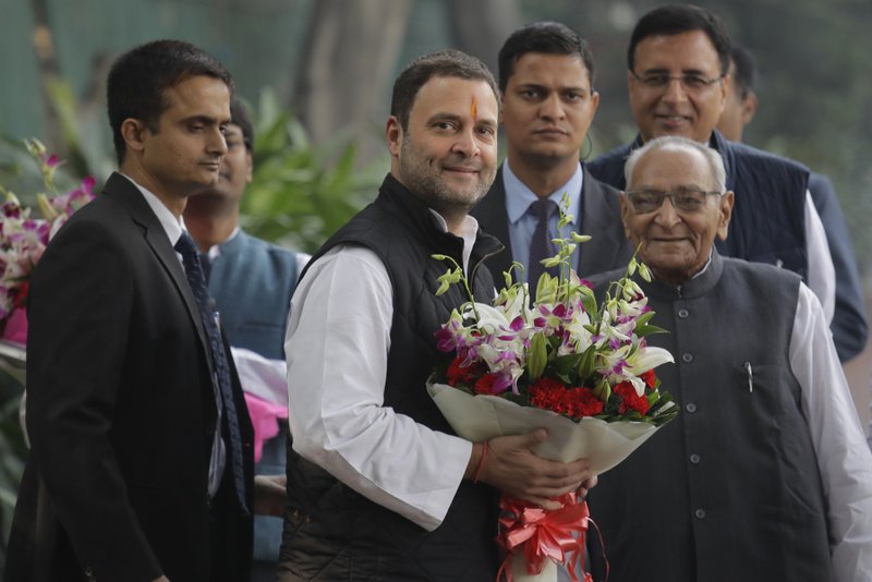 Rahul Gandhi set to be opposition Congress party chief