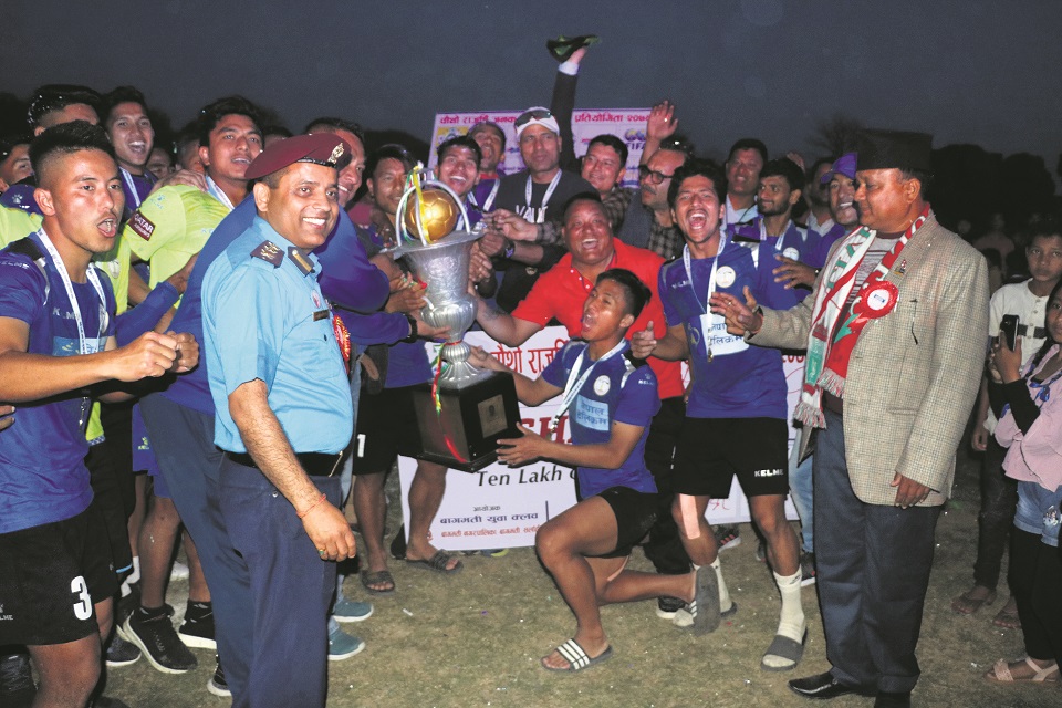 Police lifts Rajshree Janak Gold Cup